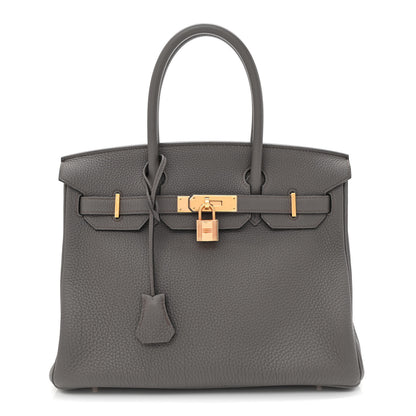 Hermes Togo Birkin 30 Etain 1 of 11