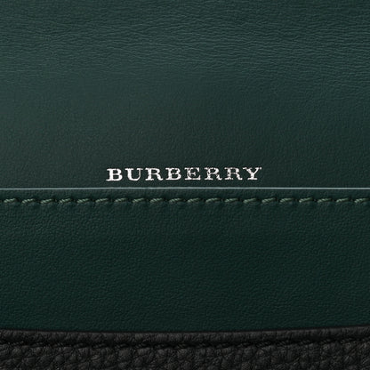 Burberry Grained Calfskin Continental Flap Wallet Black 6 of 7