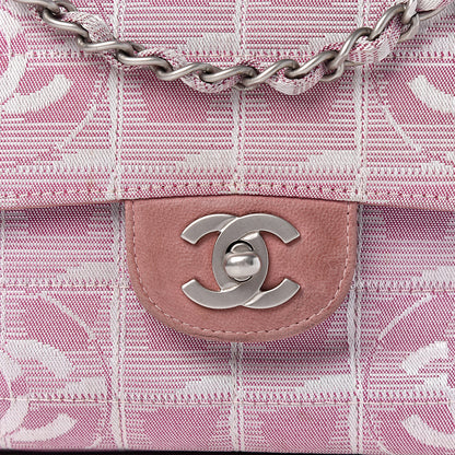 Chanel Nylon Medium Travel Flap Pink 13 of 25