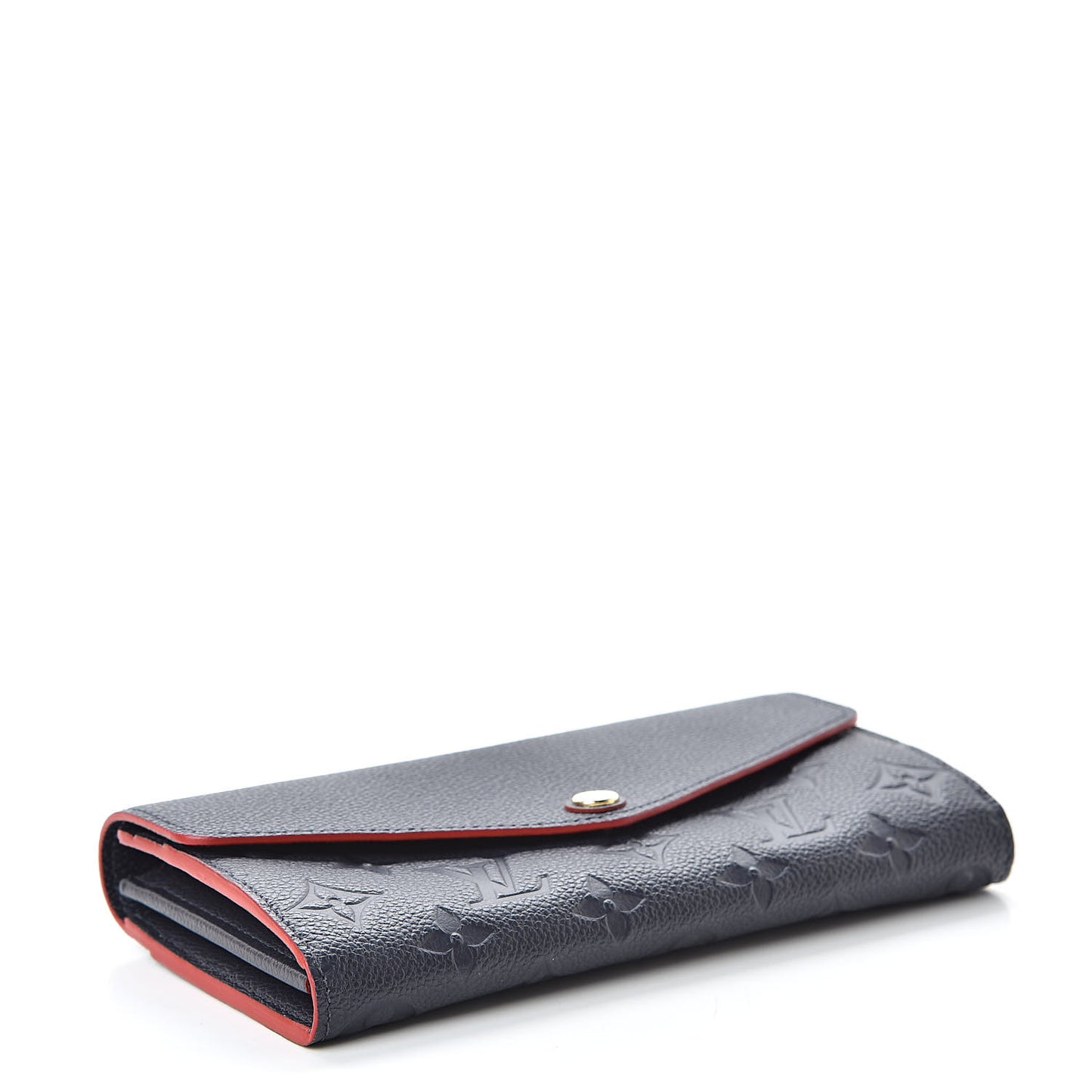 Empreinte Sarah Wallet NM Marine Rouge