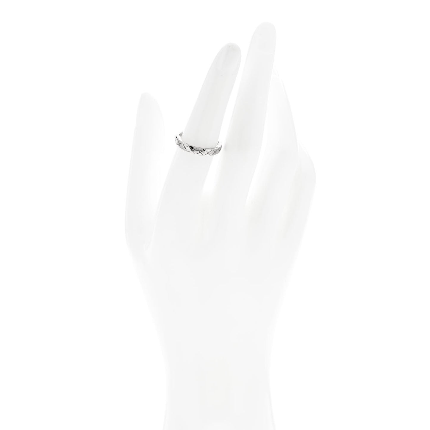 18K White Gold Mini Coco Crush Ring 53 6.25