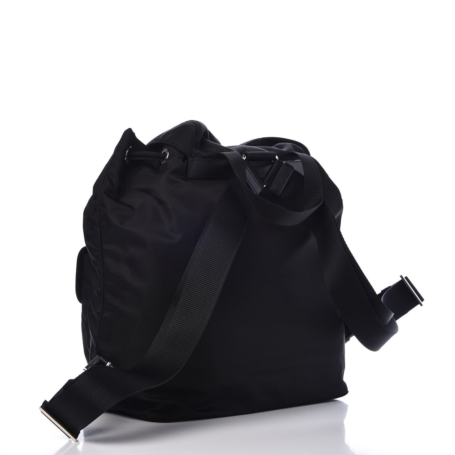 Prada Nylon Vela Medium Backpack Black 3 of 6