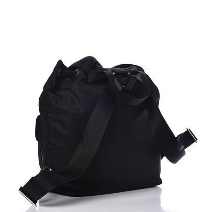 Prada Nylon Vela Medium Backpack Black 3 of 6