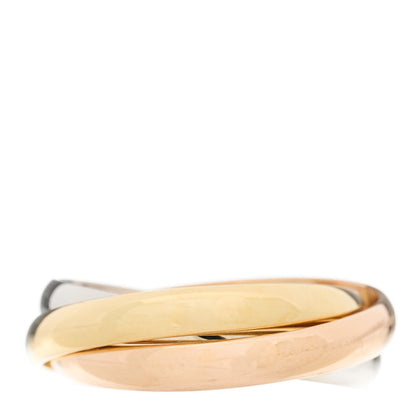 Cartier 18K Pink Yellow White Gold Small Trinity Ring 47 4 3 of 9