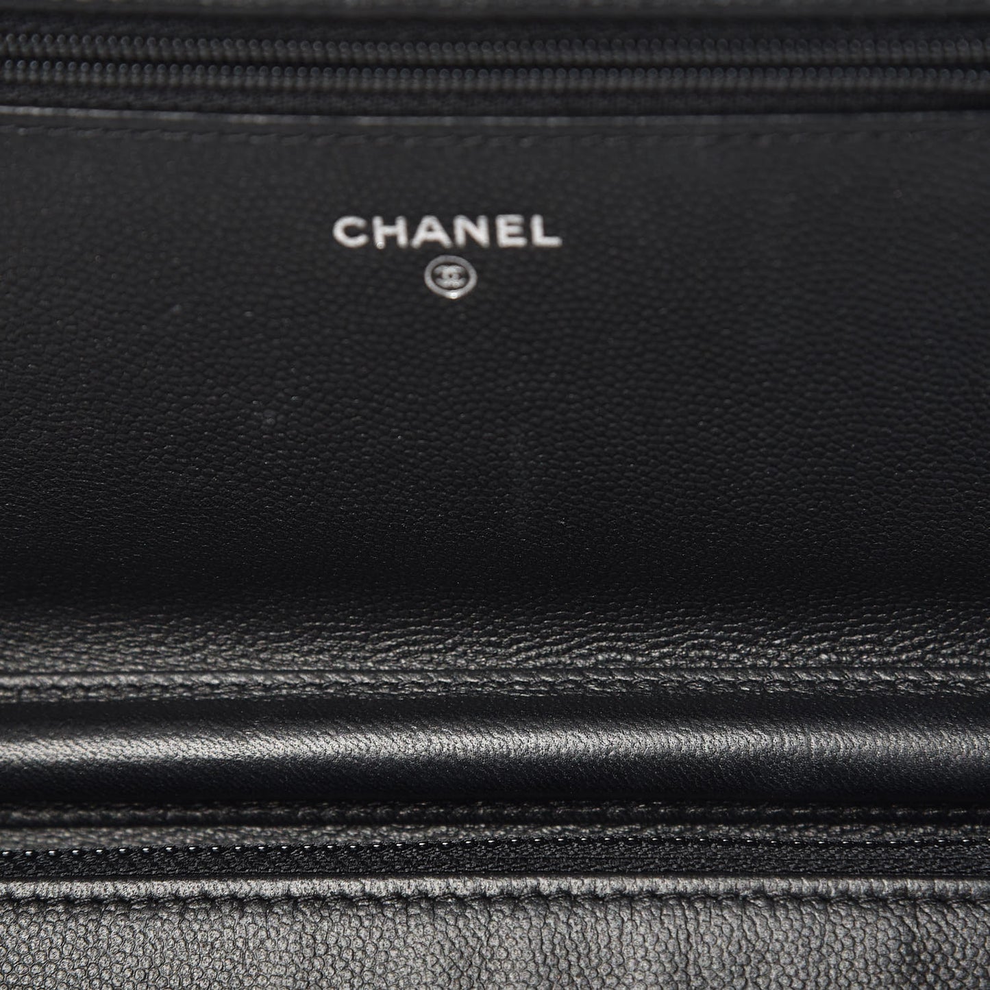 Caviar Quilted Boy Wallet On Chain WOC So Black