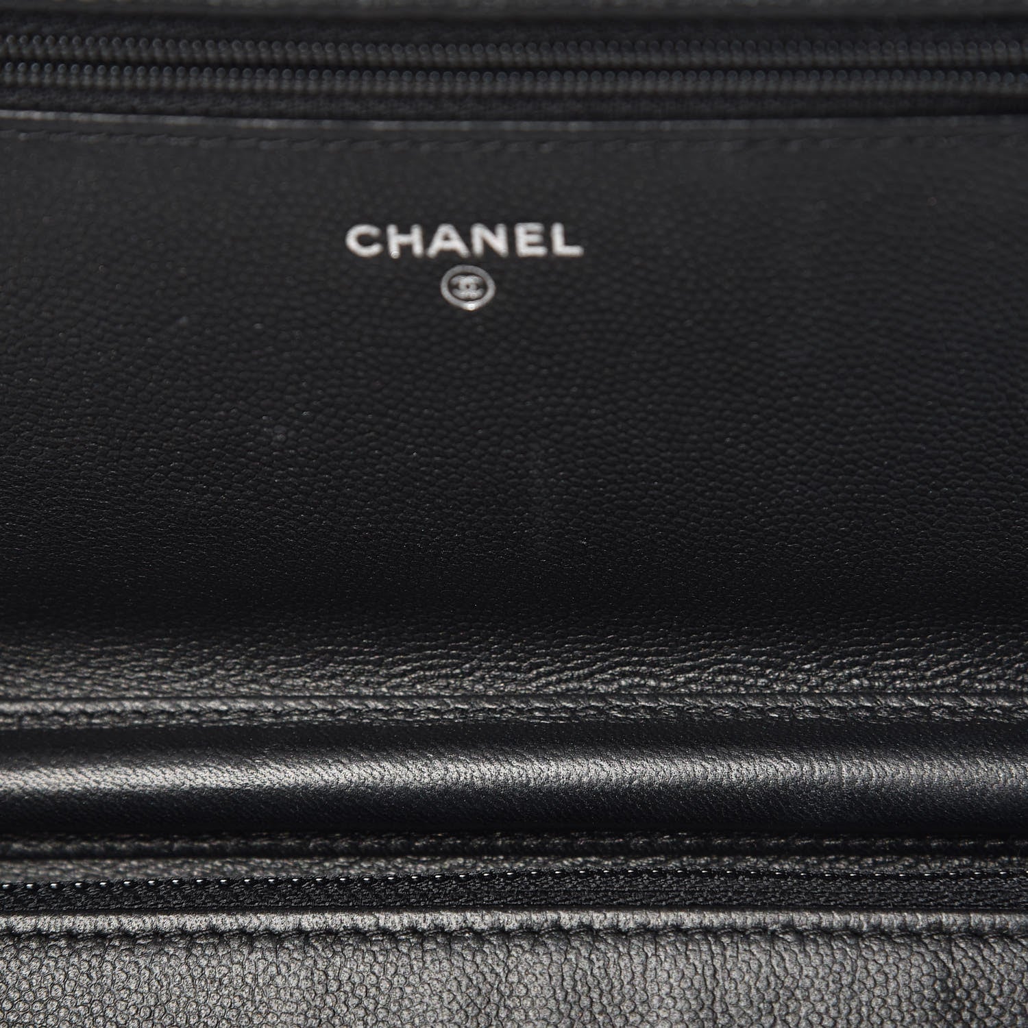 Chanel Caviar Quilted Boy Wallet On Chain WOC So Black 10 of 13