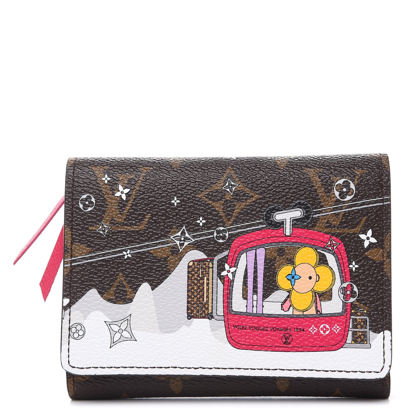 Monogram 2019 Christmas Animation Victorine Wallet Fuchsia