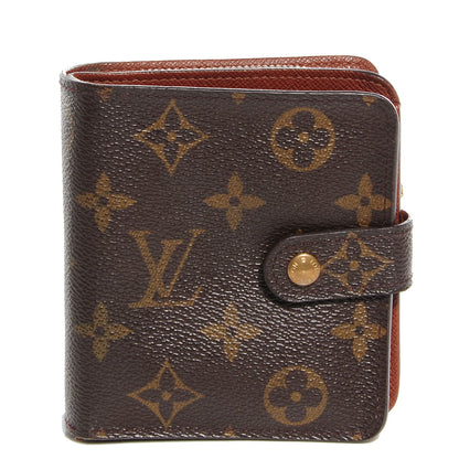 Louis Vuitton Monogram Compact Zippe Zipped Wallet 1 of 7