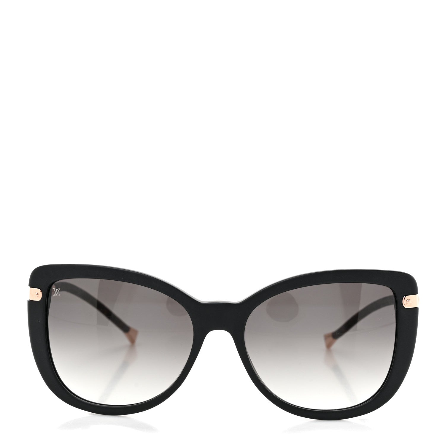 Louis Vuitton Monogram Acetate Charlotte Sunglasses Z0781W Black