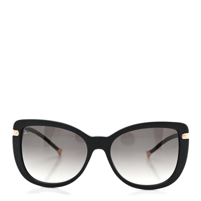 Louis Vuitton Monogram Acetate Charlotte Sunglasses Z0781W Black 2 of 9