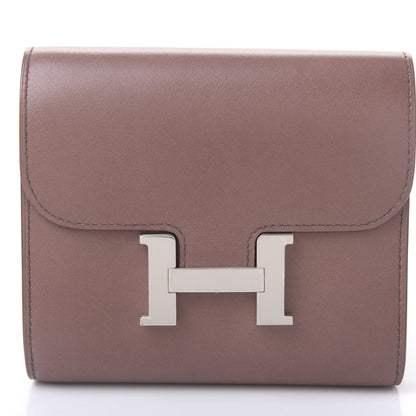 Hermes Tadelakt Constance Short Wallet Griolet 8 of 9