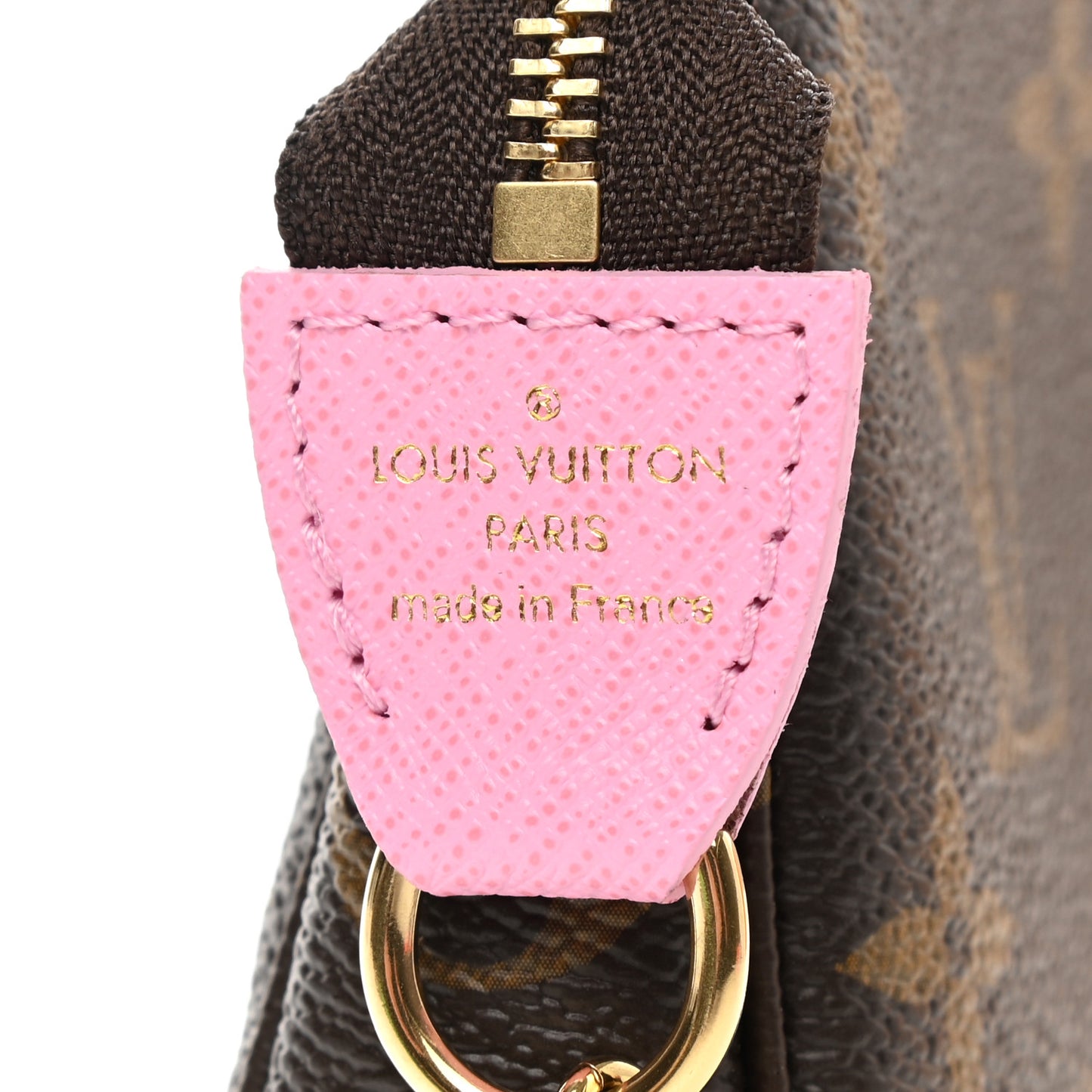 Monogram 2022 Christmas Animation Paris Mini Pochette Accessories Pink