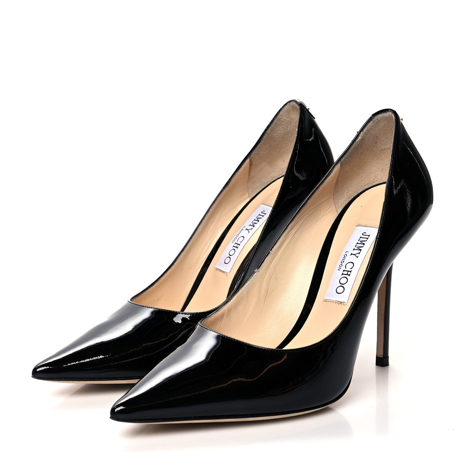 Jimmy Choo Patent Love 100 Pumps 40 Black 3 of 10