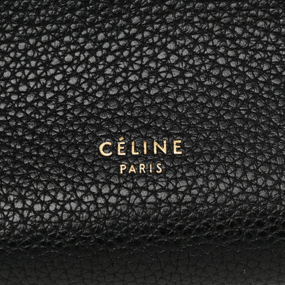Celine Soft Grained Calfskin Small Sangle Bucket Bag Black 6 of 9