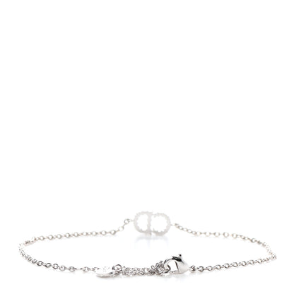 Christian Dior Crystal CD Bracelet Silver 3 of 5