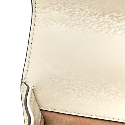 Gucci Calfskin Studded Small Padlock Shoulder Bag White 12 of 14