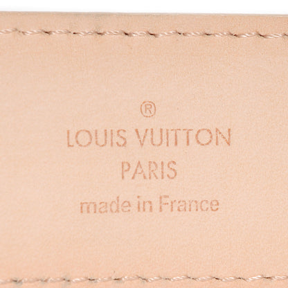 Louis Vuitton Damier Azur Voyage Belt 85 34 6 of 7