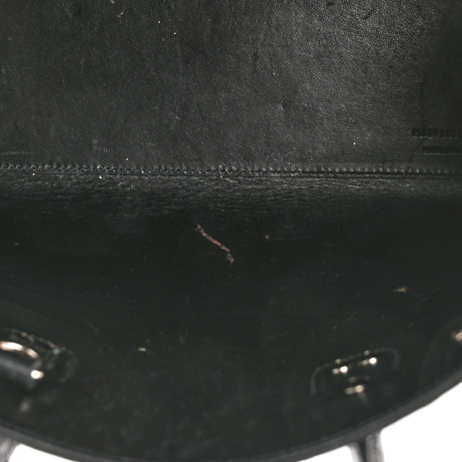 Saint Laurent Calfskin Crocodile Embossed Nano Sac De Jour Black 13 of 13
