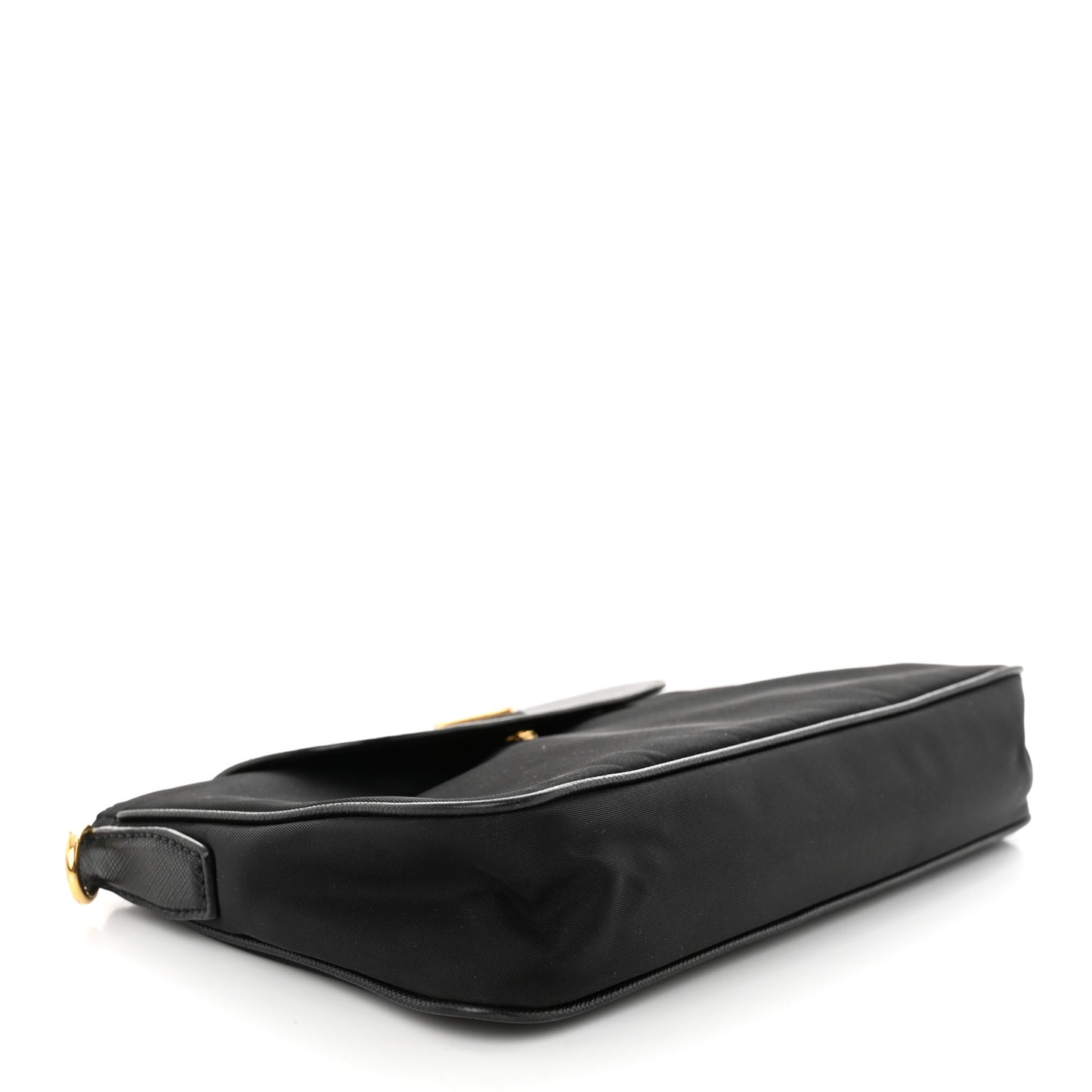 Tessuto Nylon Saffiano Crossbody Bag Black