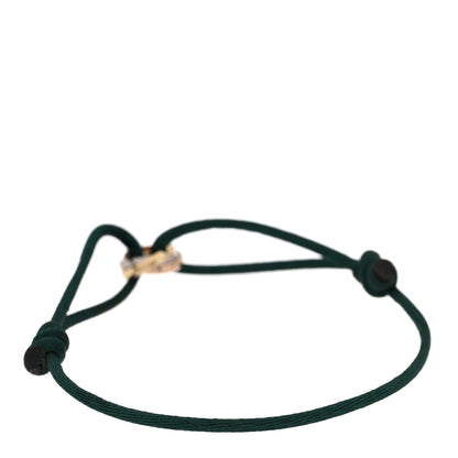 Cartier 18K Pink Yellow White Gold Trinity Adjustable Cord Bracelet Green 2 of 3