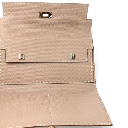 Hermes Grain d'H Kelly Longue Wallet Argile 5 of 8