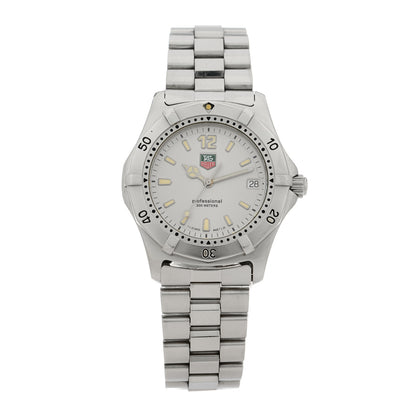 Tag Heuer Stainless Steel 38mm Professional Quartz Watch Silver WK1112 1 of 5