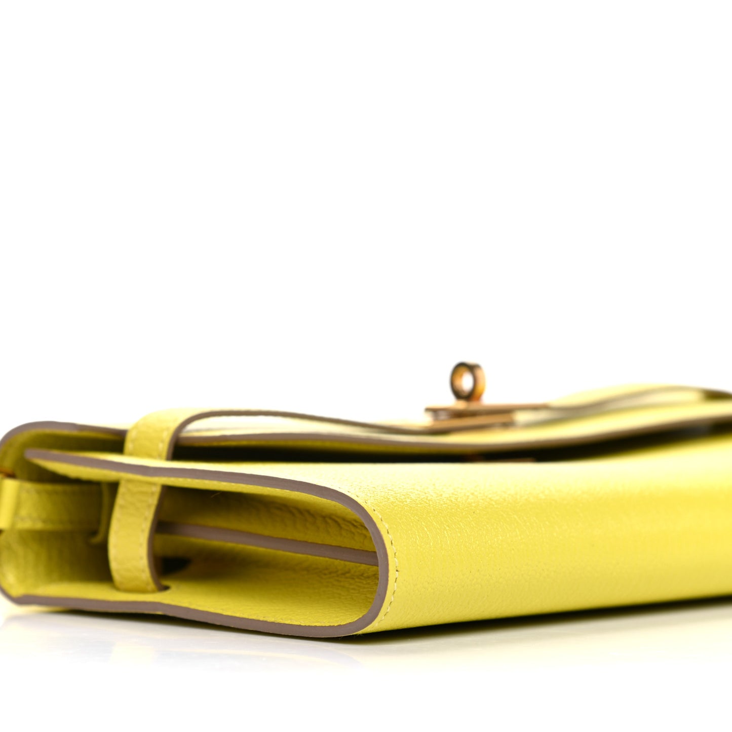 Chevre Mysore Kelly Wallet To Go Lime