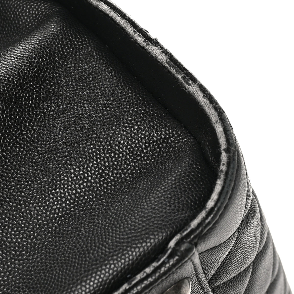 Caviar Quilted Medium CC Bucket Bag Black