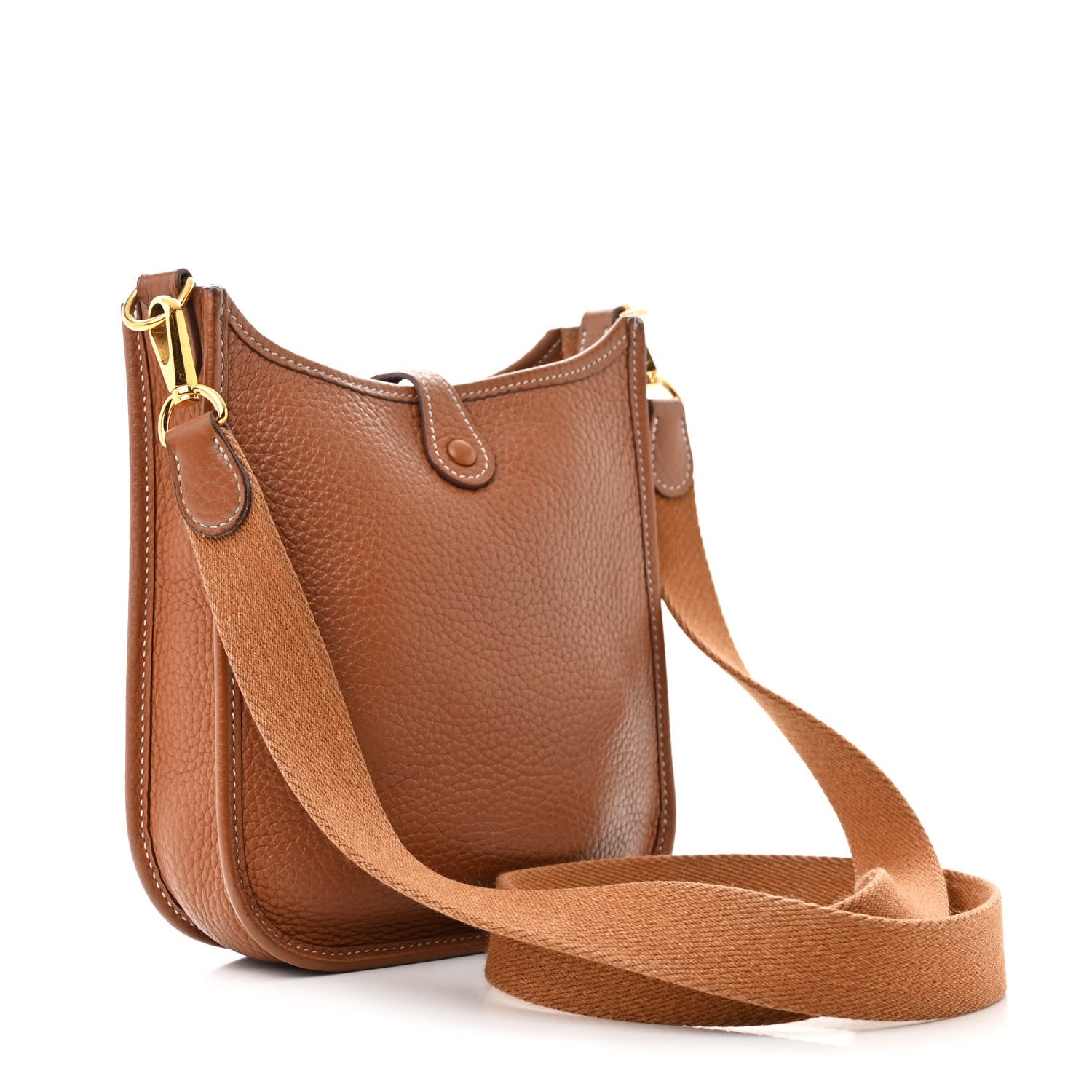 Hermes Taurillon Clemence Evelyne TPM Gold 3 of 14