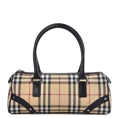 Burberry House Check Studded Satchel Black 1 of 13