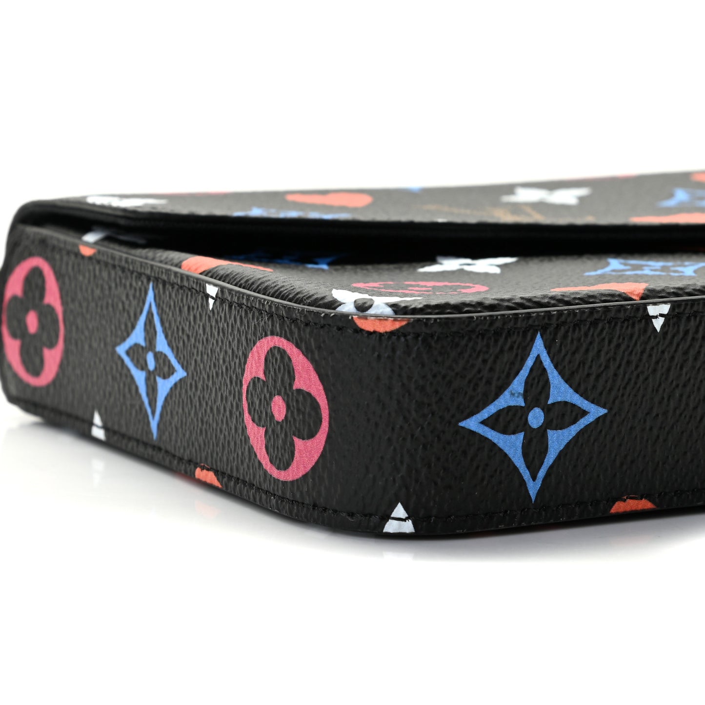 Game On Felicie Chain Wallet Black