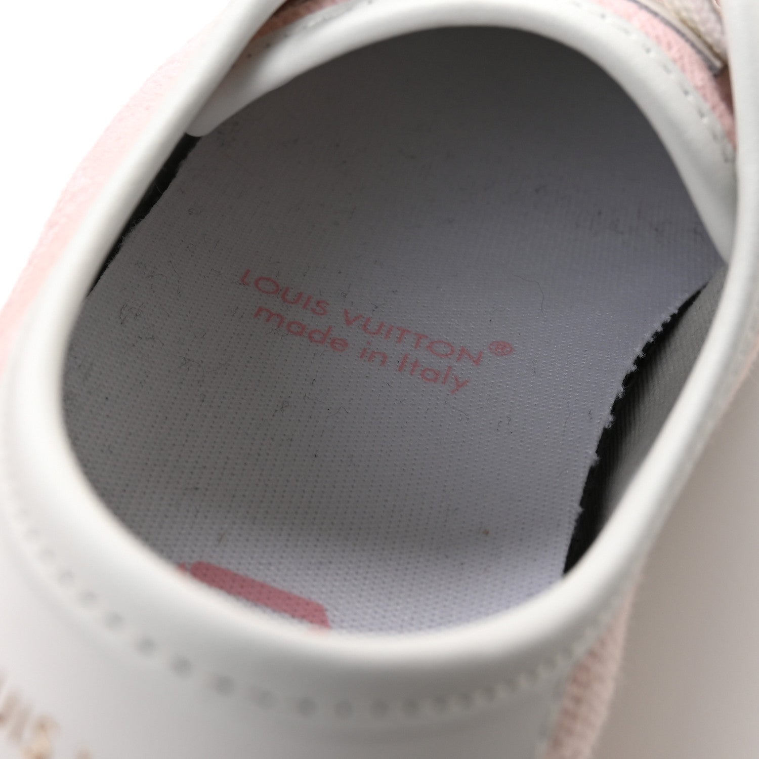 Louis Vuitton Denim Monogram Lagoon Sneakers 35 Pink 8 of 9