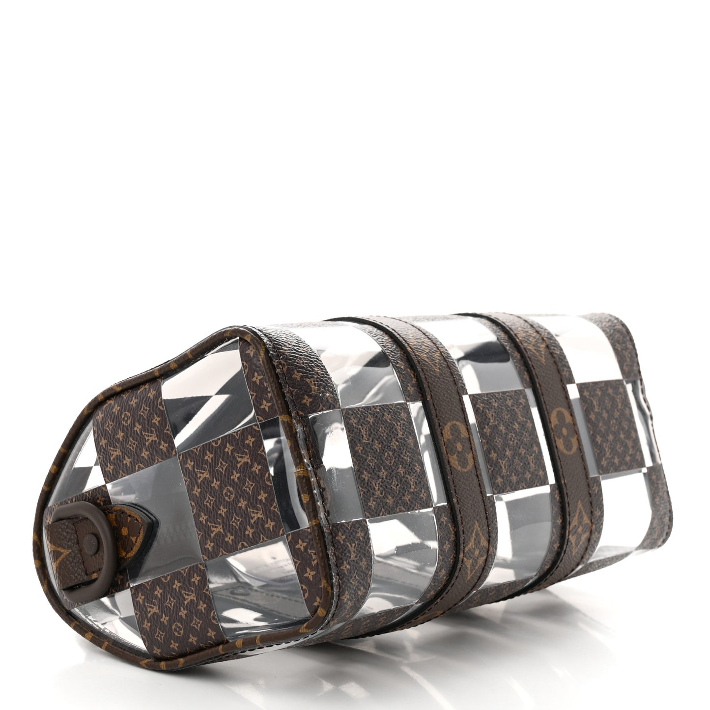 PVC Monogram Chess Keepall Bandouliere 25