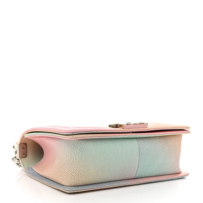 Chanel Caviar Quilted Medium Cuba Rainbow Boy Flap Multicolor 4 of 11