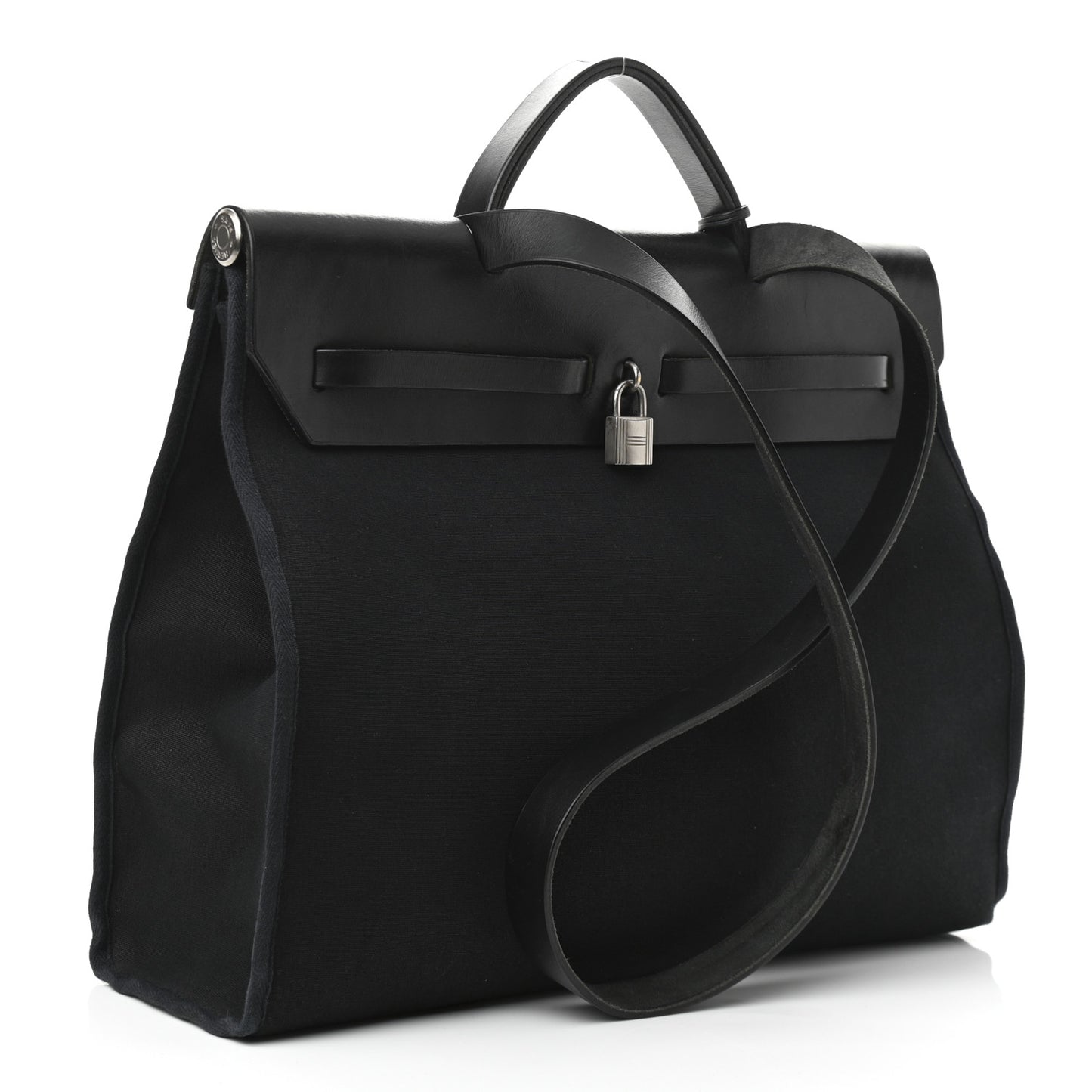 Toile Vache Calfskin Herbag 39 MM Black