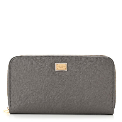 Dolce & Gabbana Dauphine Zip Around Wallet Grey 1 of 7