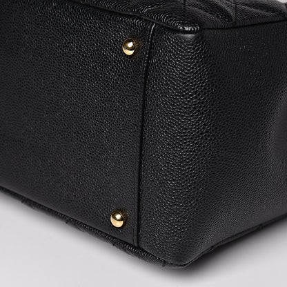 Chanel Caviar Quilted XL Grand Shopping Tote GST Black 9 of 10