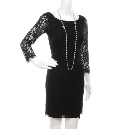 Chanel Pearl CC Long Necklace Gold 2 of 6