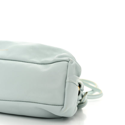 Mansur Gavriel Lambskin Mini Cloud Clutch Seafoam 9 of 11