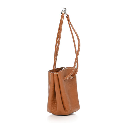 Hermes Taurillon Clemence Vespa Pouch Gold 3 of 6