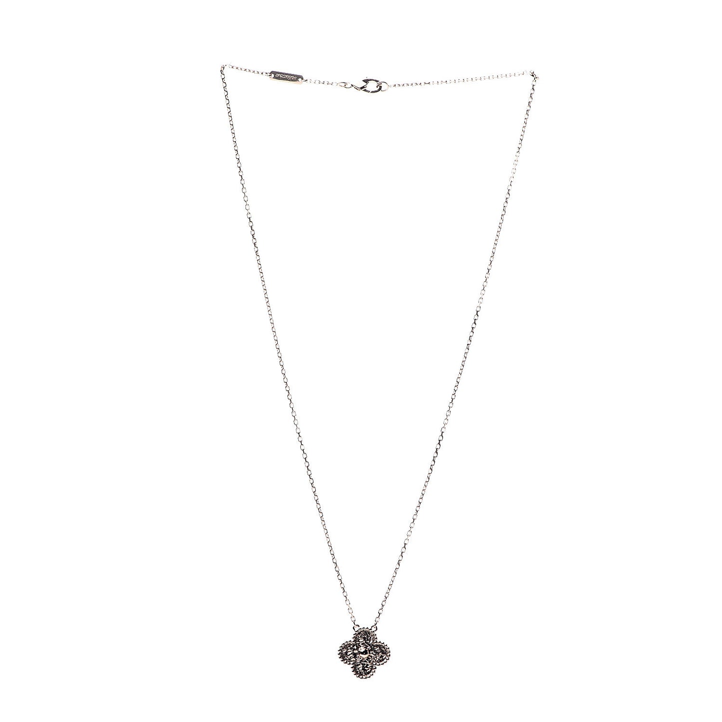 18K Rose Gold Vintage Alhambra Pendant Necklace