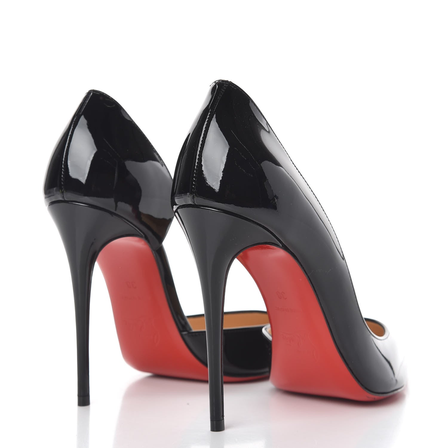 Christian Louboutin Patent Iriza 100 Pumps 38 Black 4 of 11