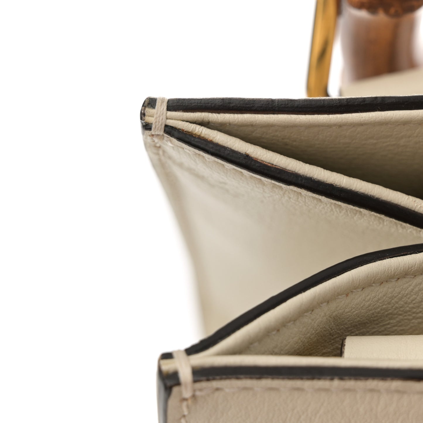 Wonka Grain Calfskin Mini Diana Tote Bag Mystic White
