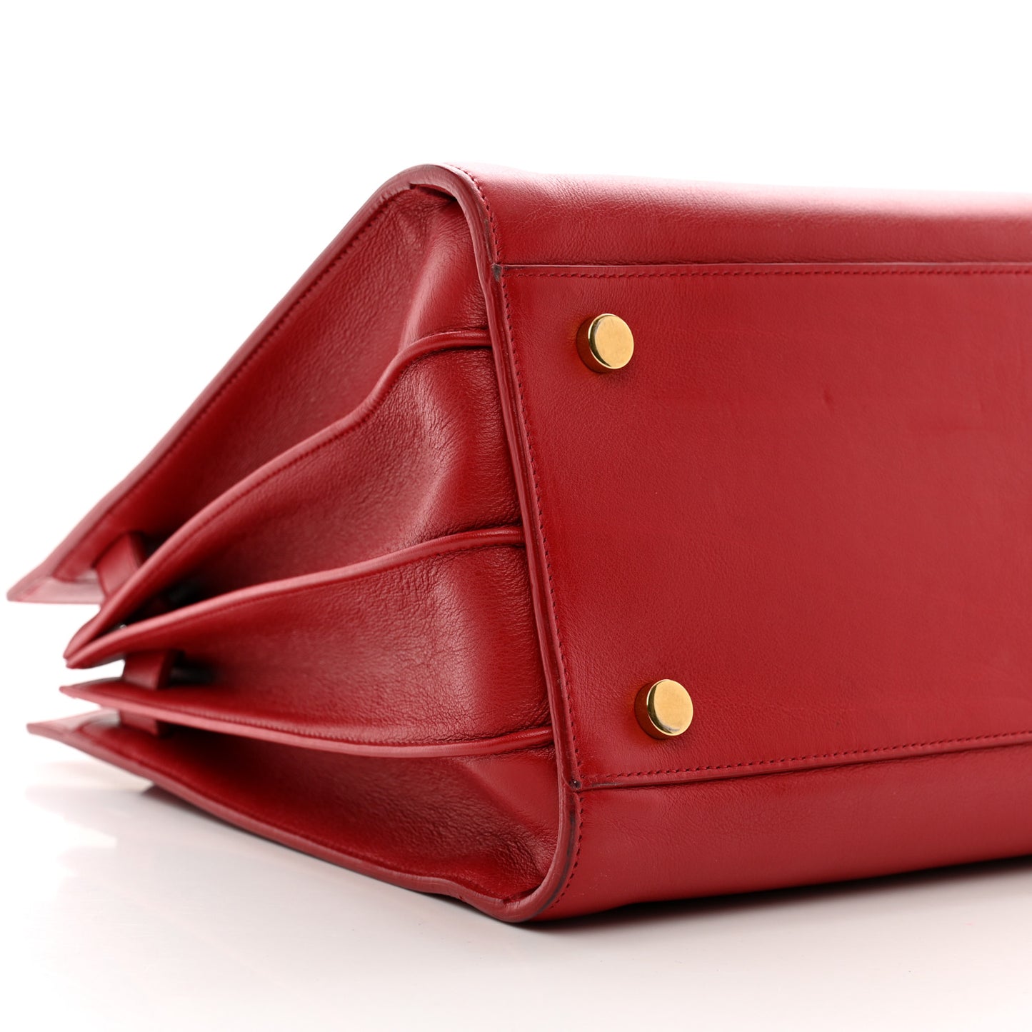 Calfskin Small Sac De Jour Lipstick Red