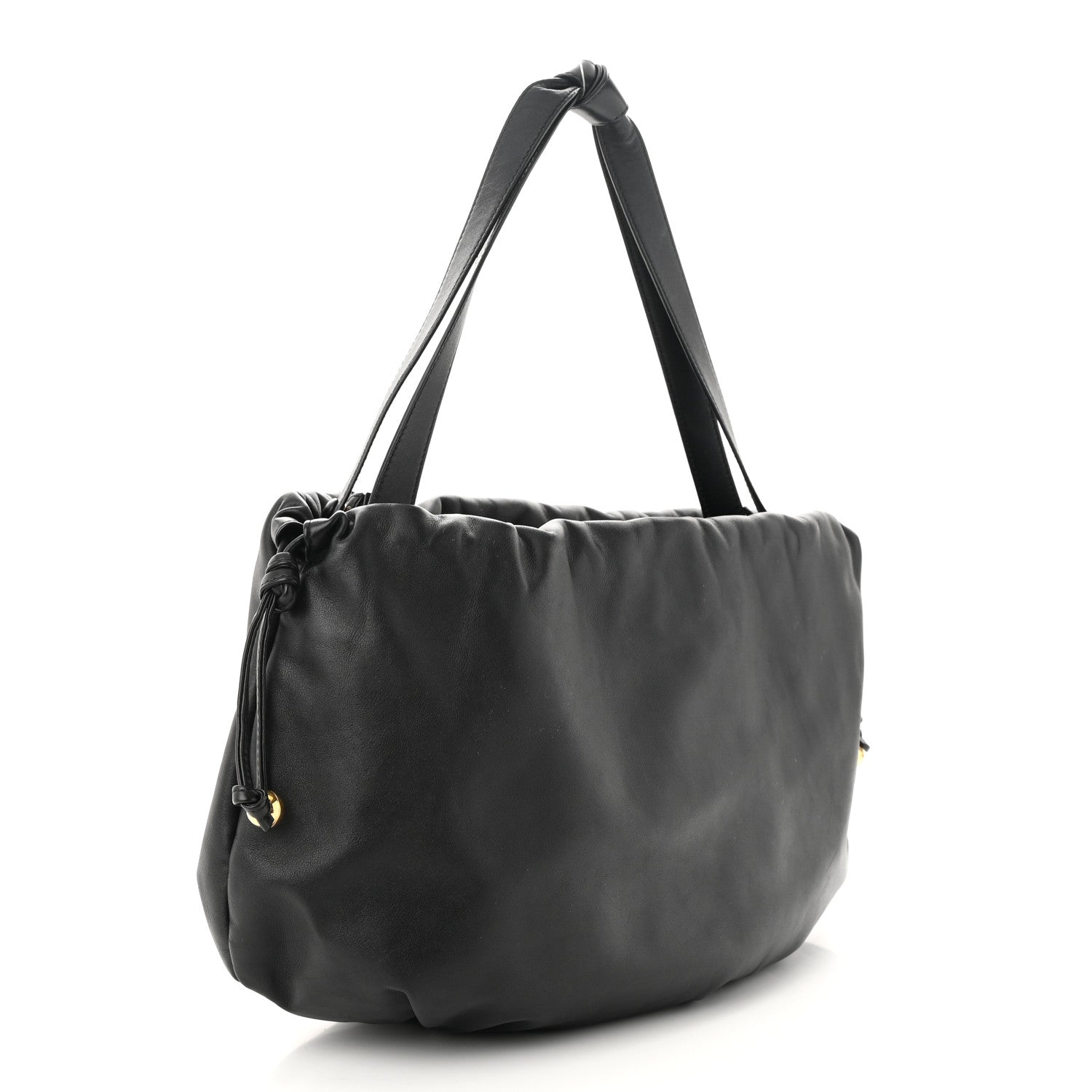 Bottega Veneta Nappa The Bulb Black 3 of 10