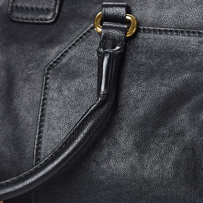 Saint Laurent Sheepskin Small Cabas ChYc Black 11 of 19