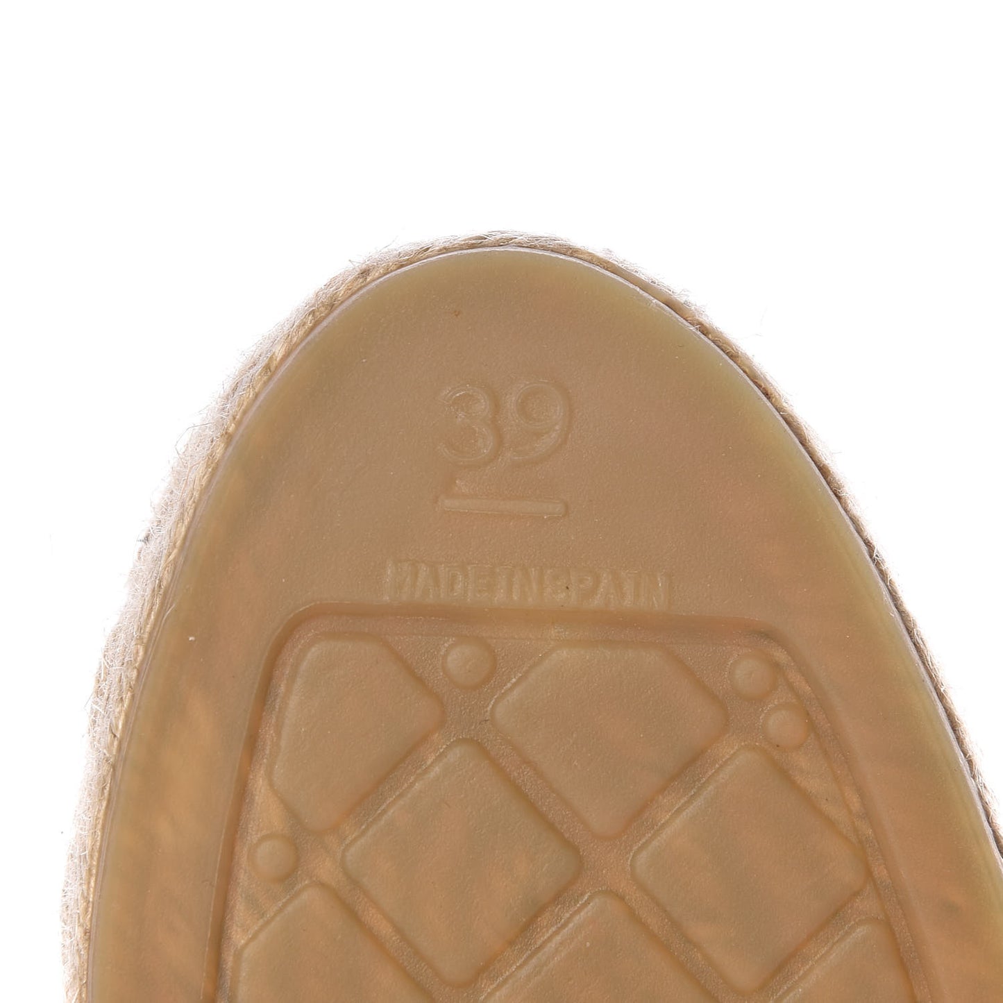 Lambskin CC Espadrilles 39 Black
