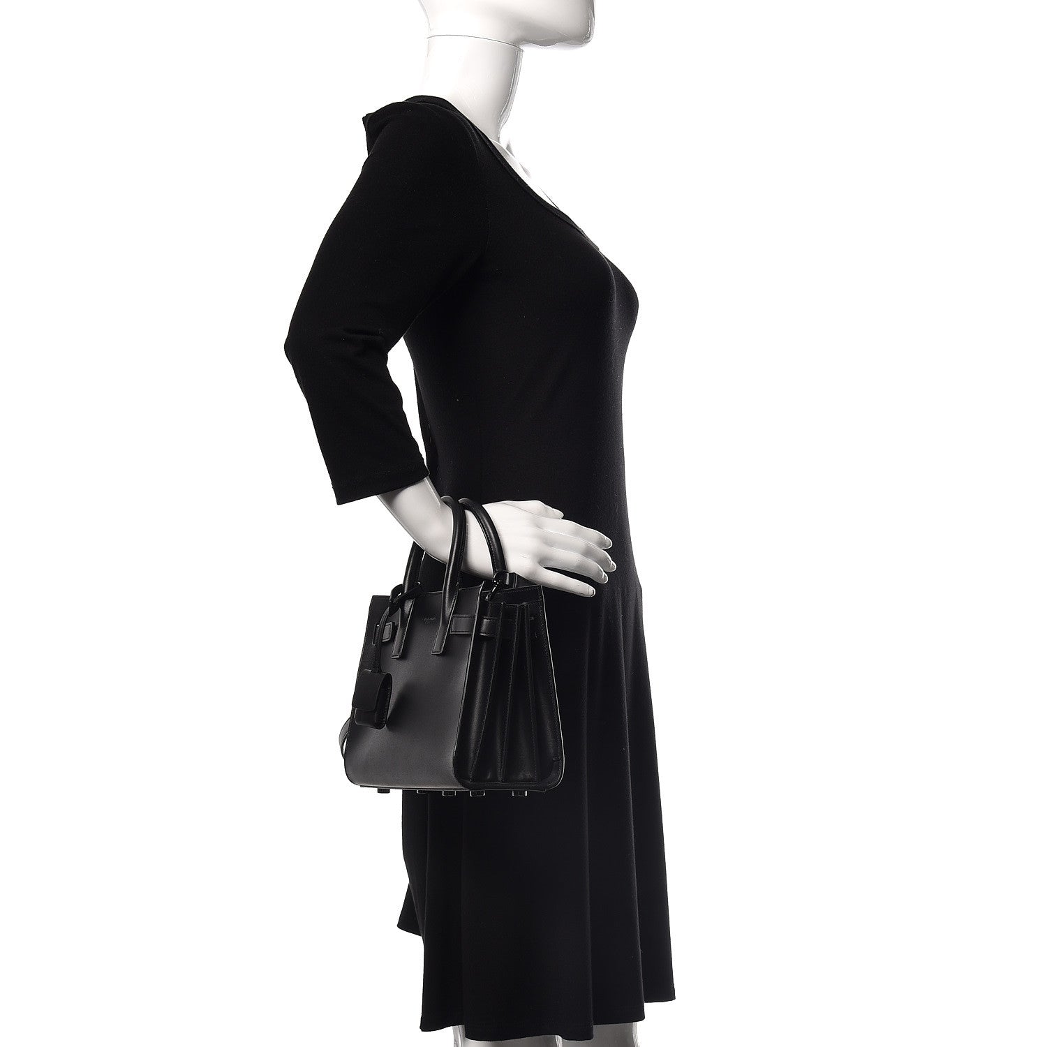 Saint Laurent Calfskin Nano Sac de Jour Black 3 of 11