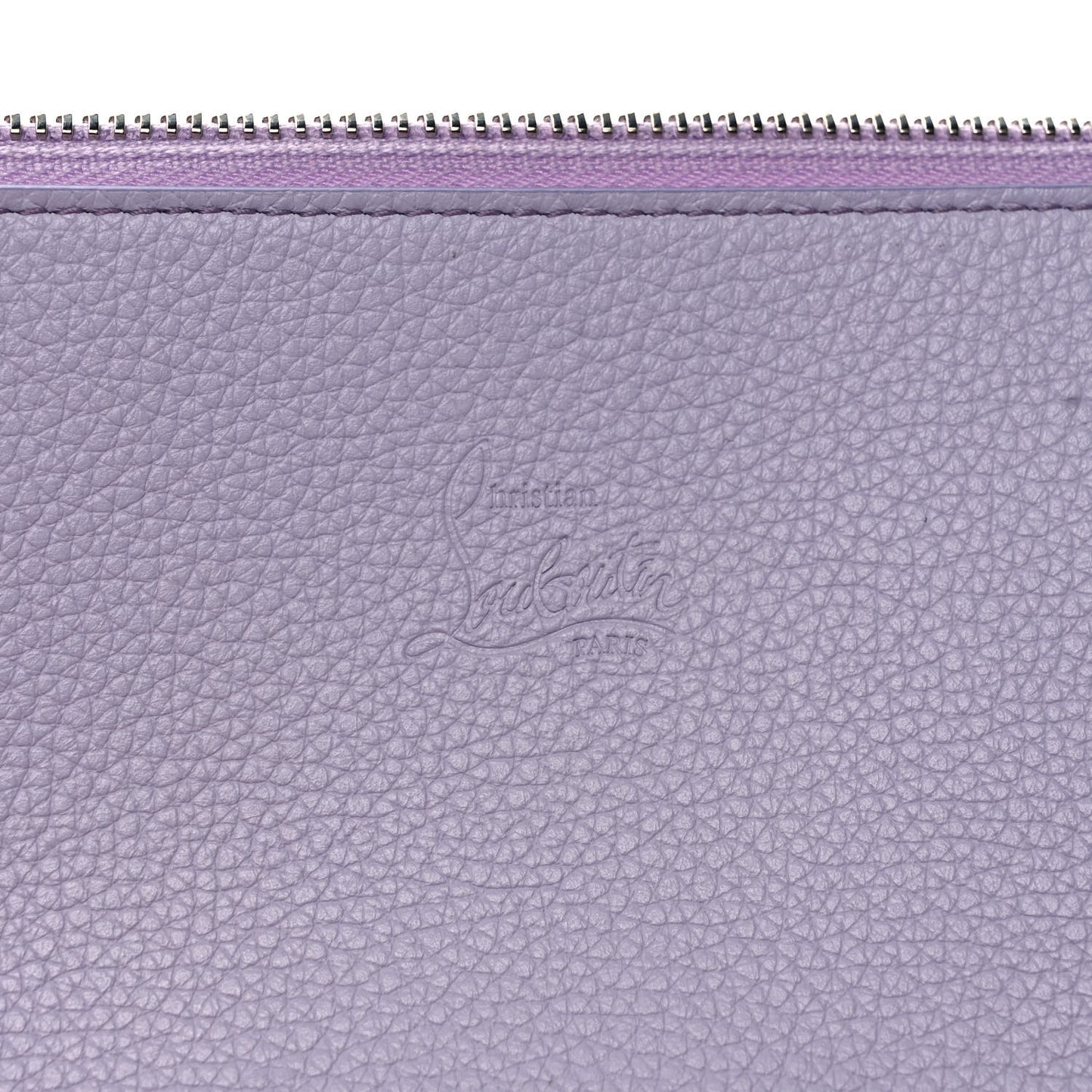Calfskin Loubila Hybrid Pouch Lilac