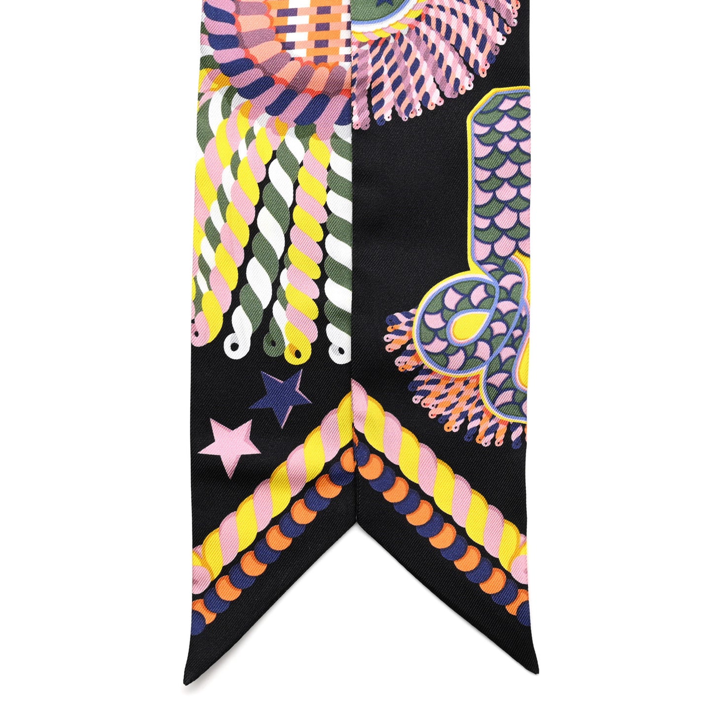 Silk Epaulettes De Gala Twilly Black Multicolor